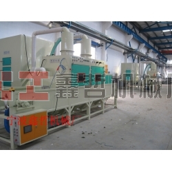 鑫哲-自動噴砂機，自動輸送式噴砂機，通過式噴砂機，通過式生產(chǎn)線